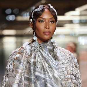 Naomi Campbell is a black female supermodel 