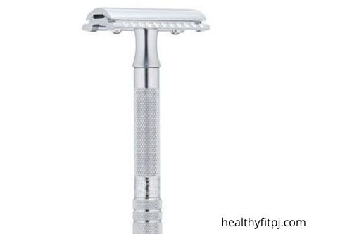 Safety Razor (Mercur Long Handle razor) for Head Shaving