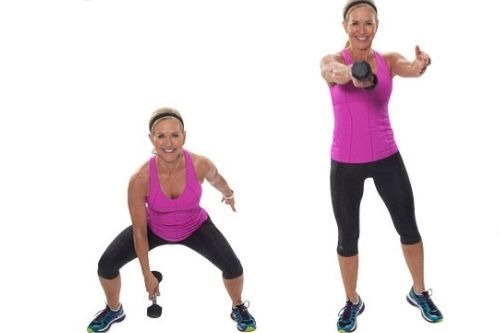 Side-to-Side Squats and Swing